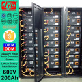 600V 200Ah BMS and LiFePO4 Prismatic cell Battery Pack Bank use for Norway Diesel-Solar Hybrid Power Generation System